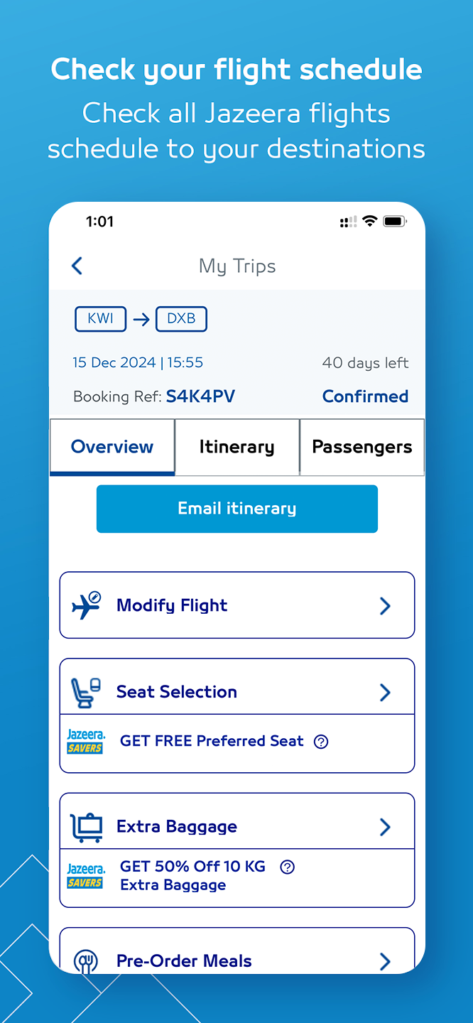 Jazeera Airways Screenshot5