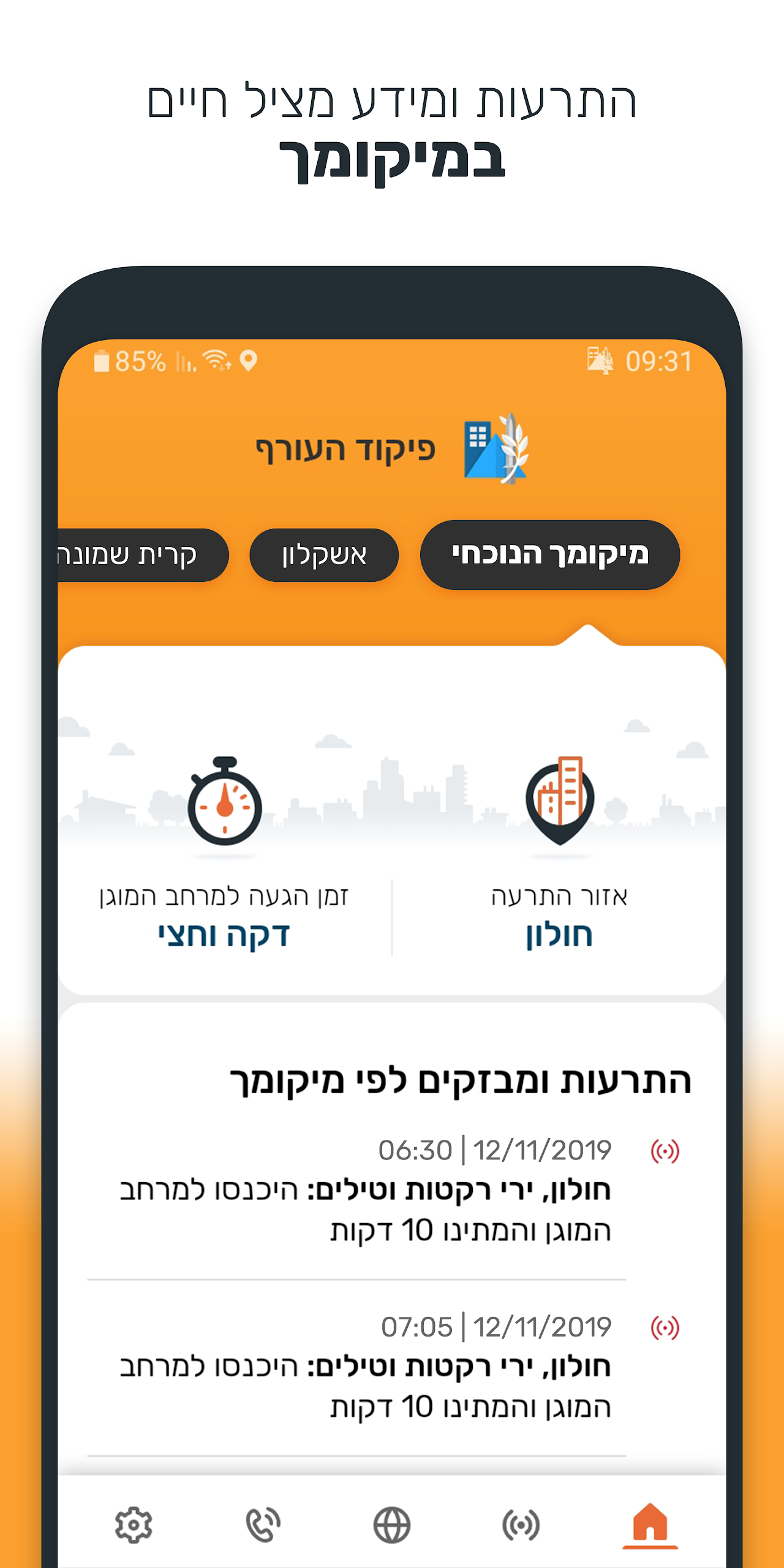 Home Front Command Screenshot1