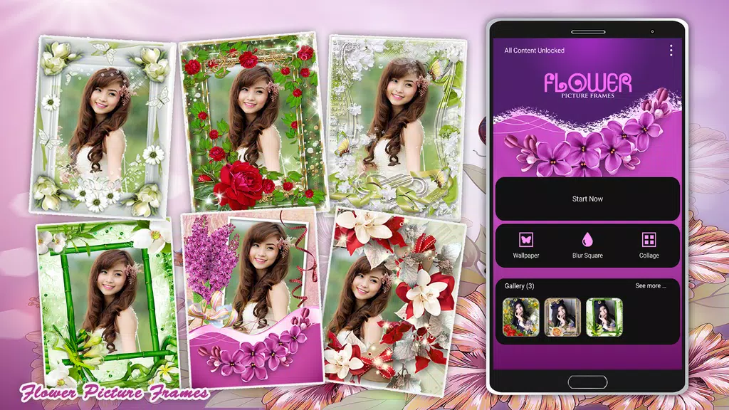 Flower Picture Frames Screenshot1