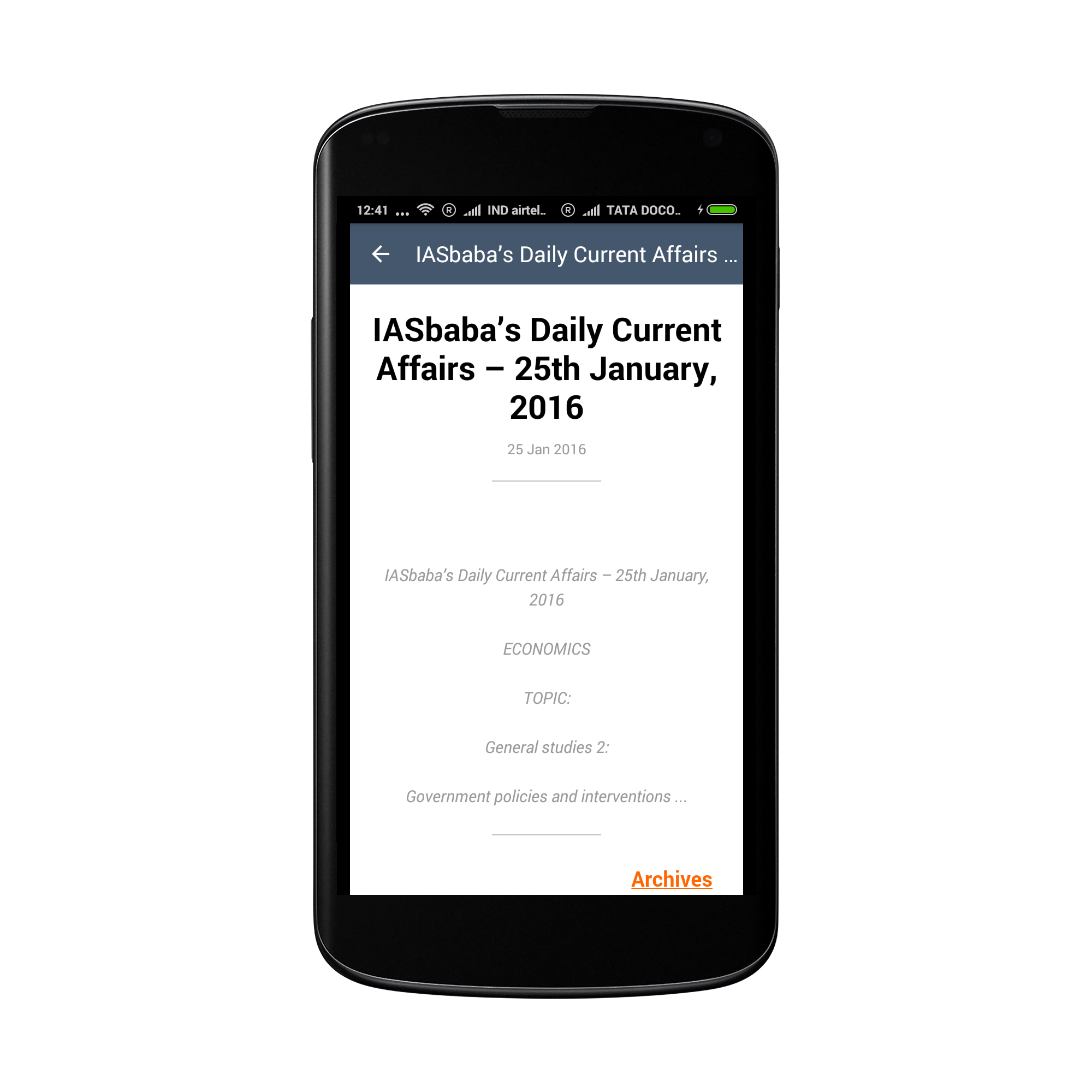 IASbaba Screenshot8