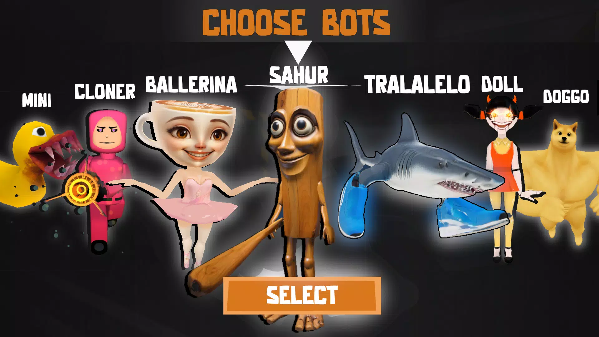 Meme Bot Tung Sahur Chase Room Screenshot1