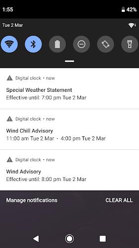 Digital Clock & Weather Widget Screenshot13