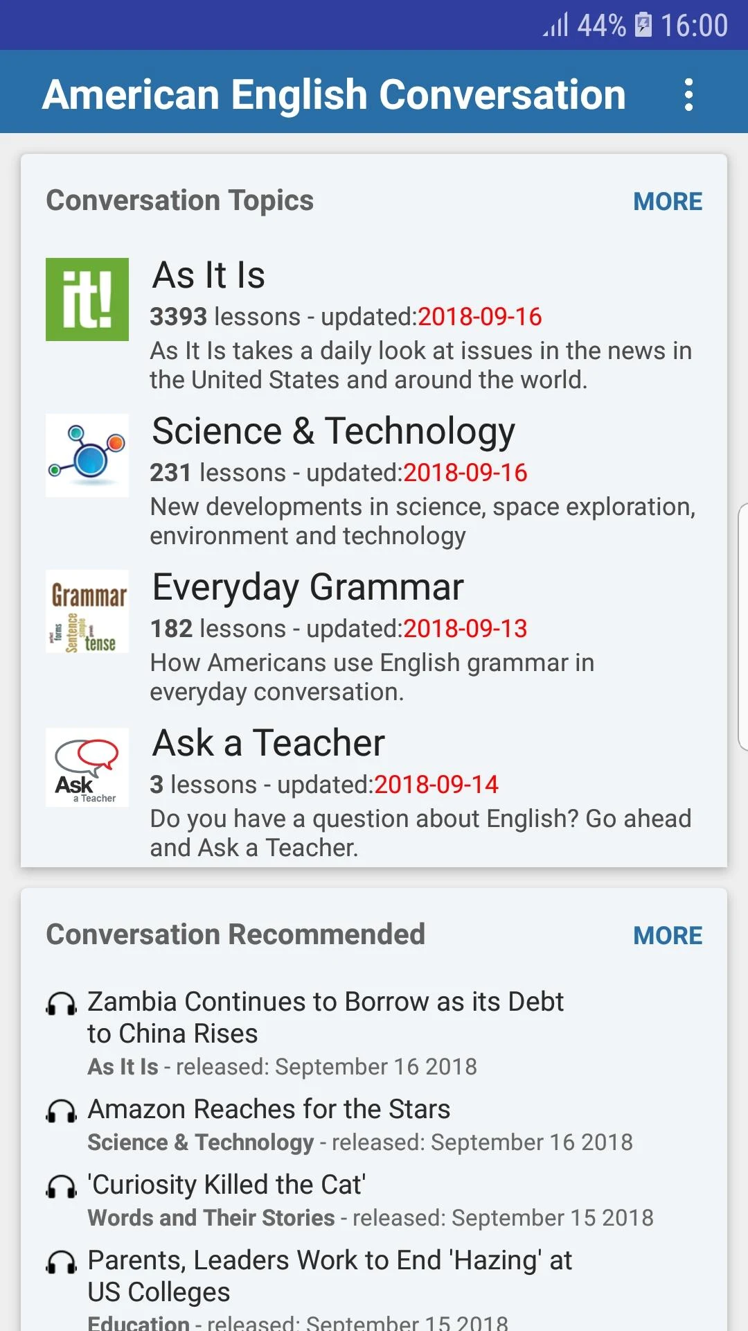American English Conversation Screenshot1