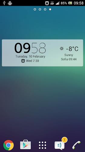 Digital Clock & Weather Widget Screenshot7