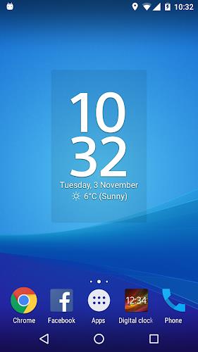 Digital Clock & Weather Widget Screenshot3