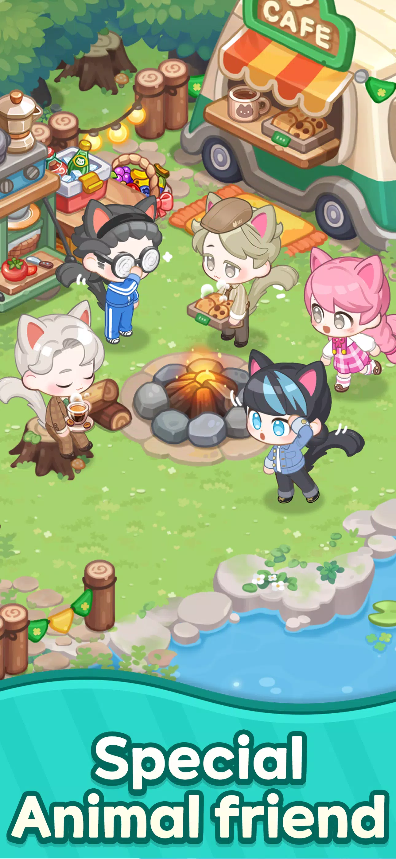 Merge Cat Cafe Screenshot4