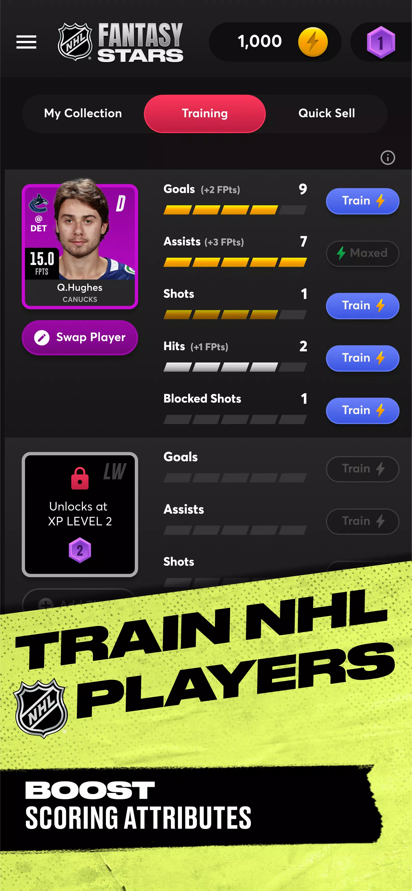 NHL Fantasy Stars Screenshot4