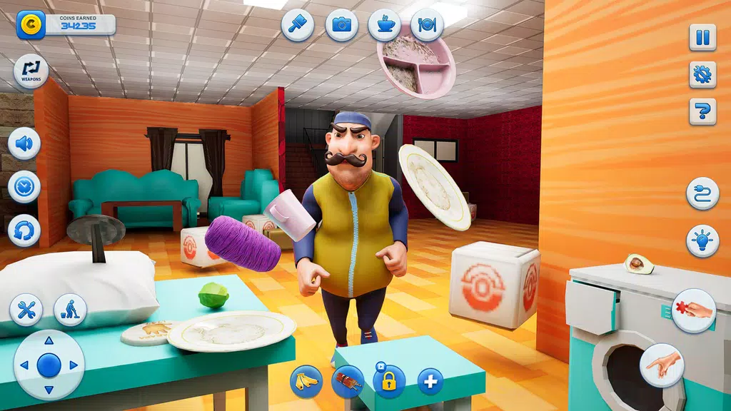 Scary Dark 3D Neighbor Riddle Screenshot3