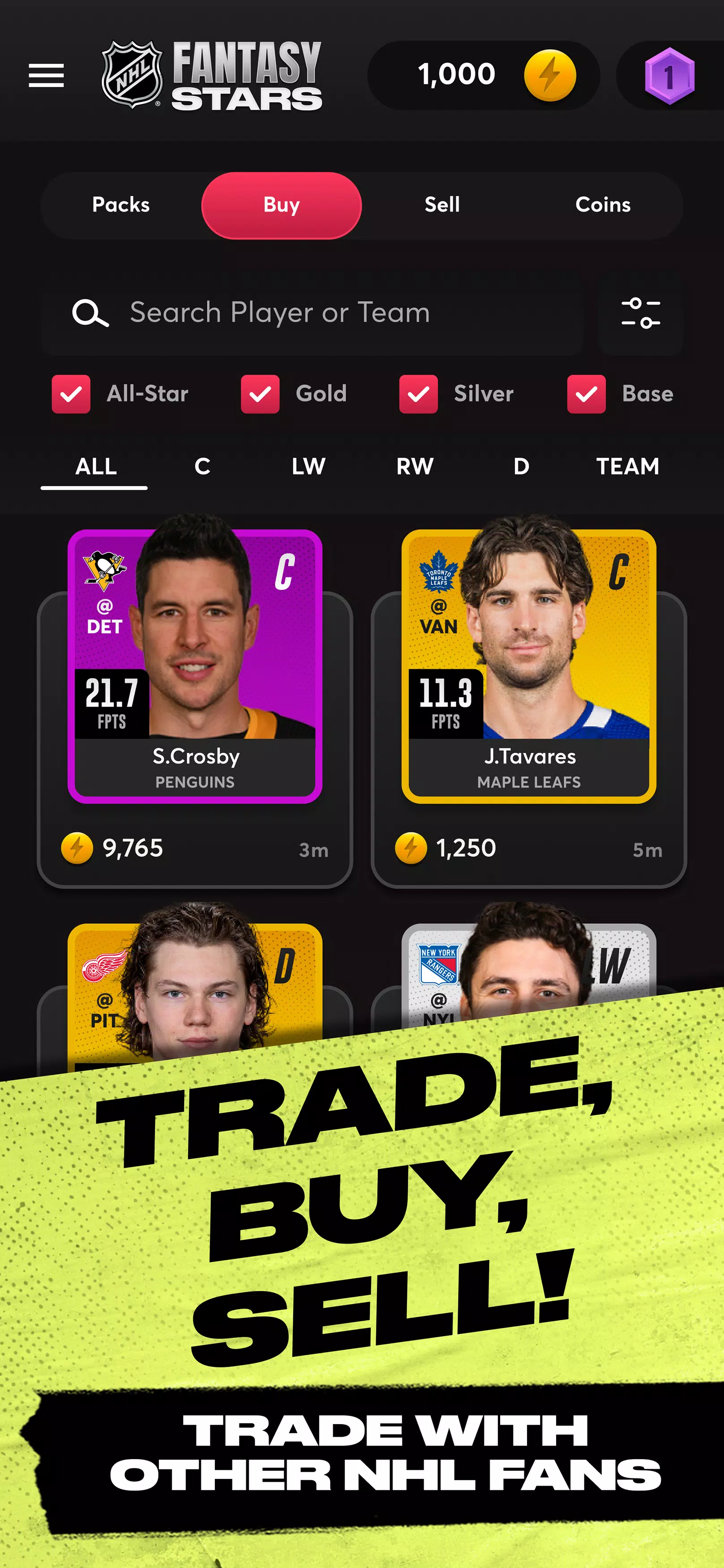 NHL Fantasy Stars Screenshot3