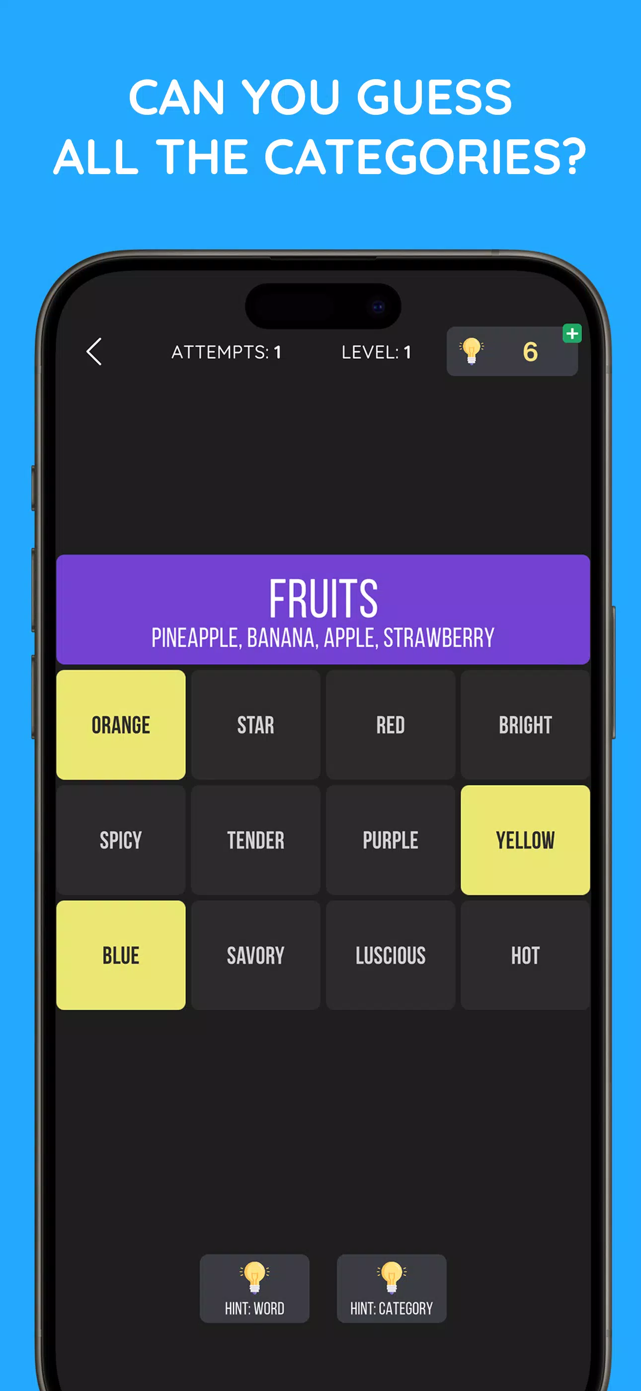 Connections Game: Word Match Screenshot2