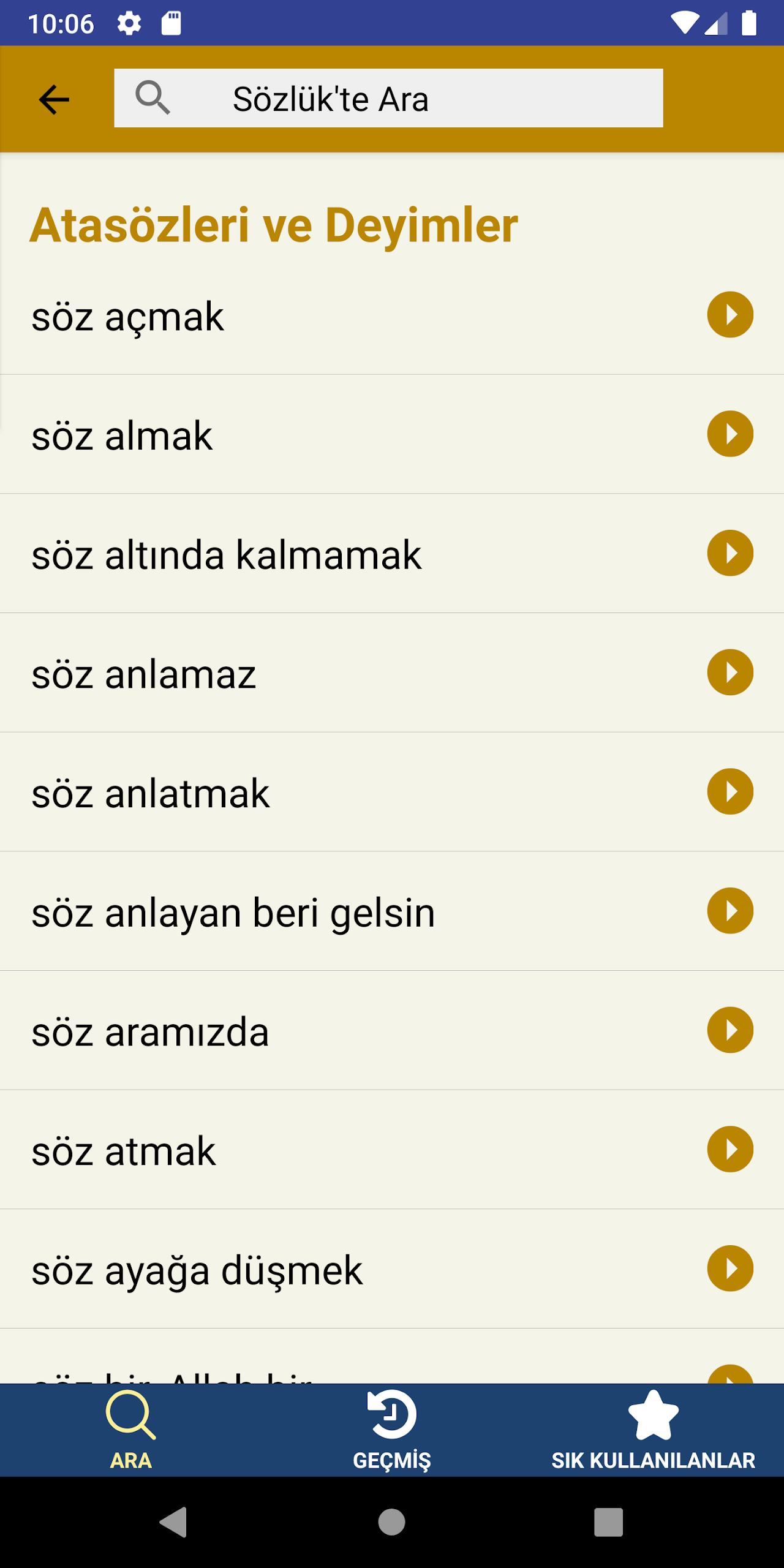 Türkçe Sözlük Screenshot3
