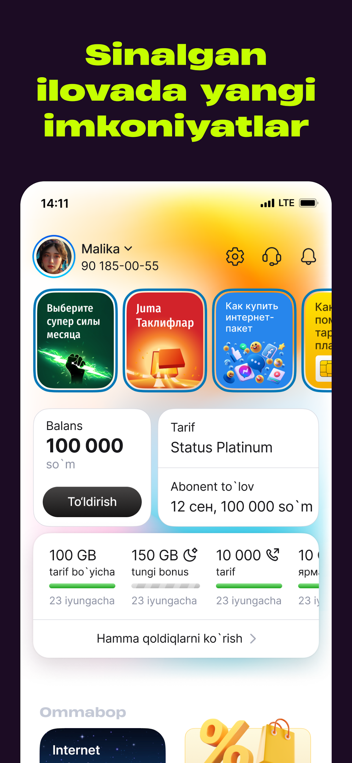 Beeline Uzbekistan Screenshot1