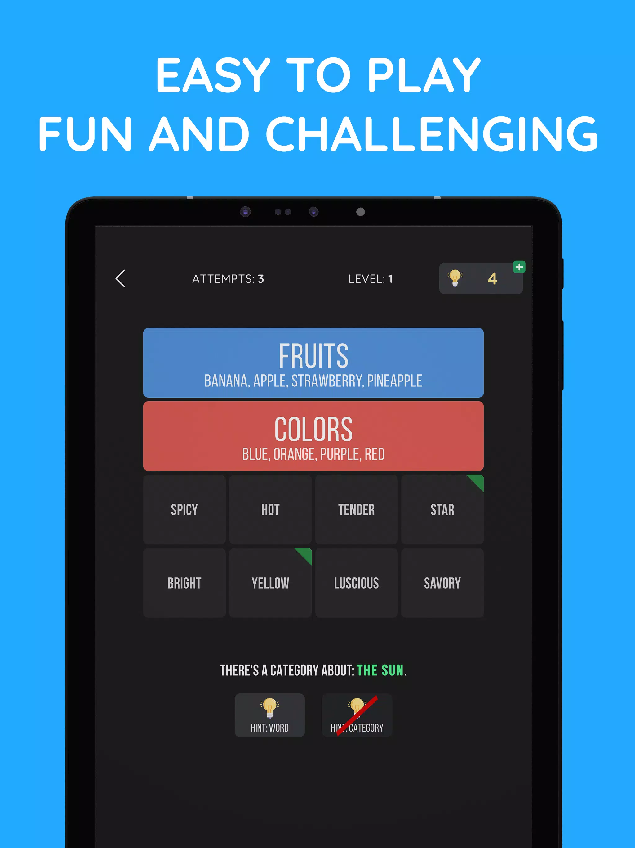 Connections Game: Word Match Screenshot7