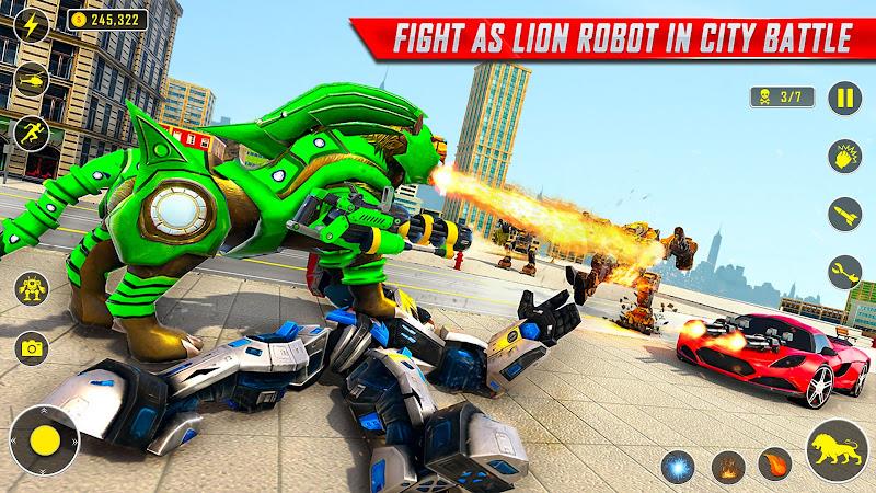 Lion Robot Car Game:Robot Game Screenshot24