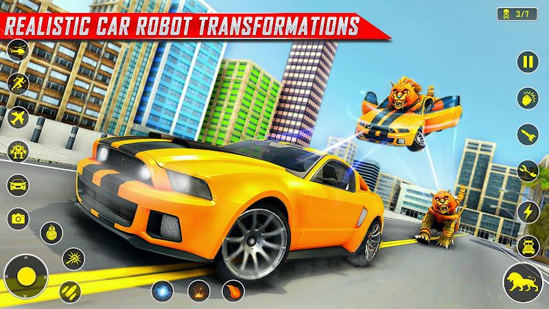 Lion Robot Car Game:Robot Game Screenshot12