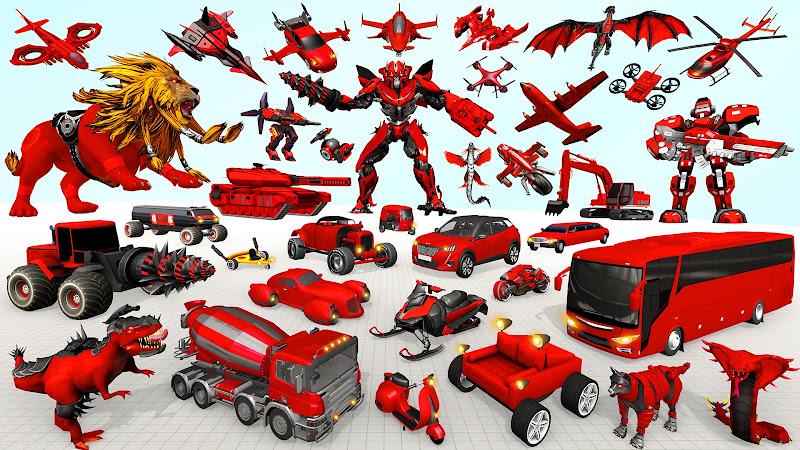 Lion Robot Car Game:Robot Game Screenshot2