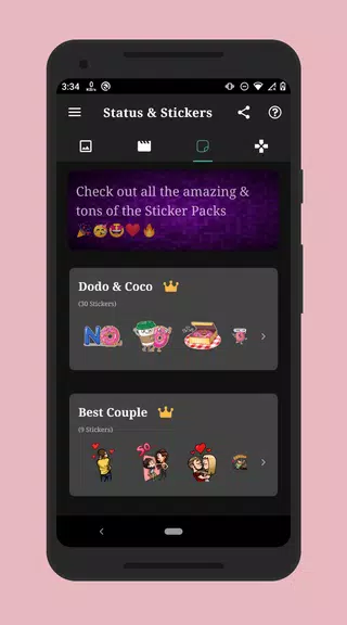 Status, Sticker Saver Screenshot3