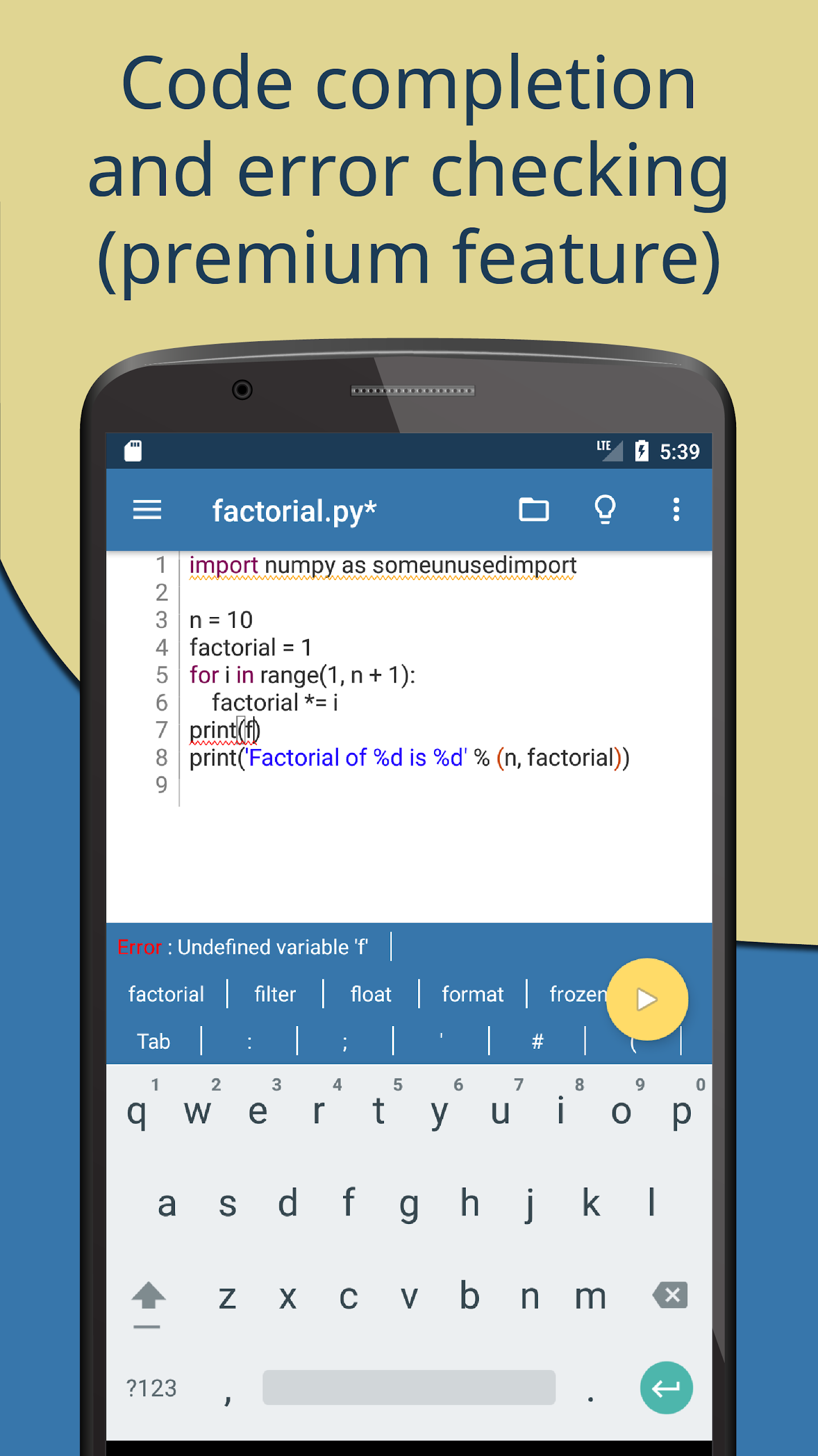 Pydroid 3 Screenshot5