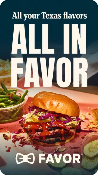 Favor: Texas Food Delivery Screenshot1