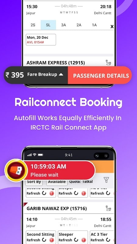 Auto Train Ticket Booking Screenshot2