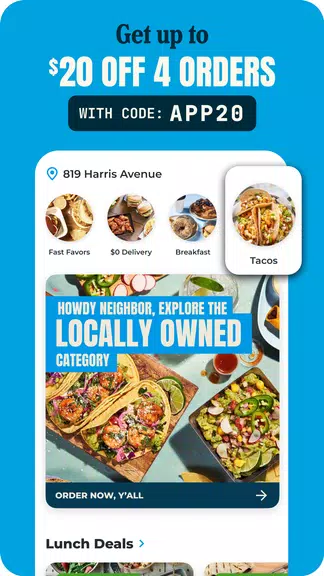 Favor: Texas Food Delivery Screenshot2