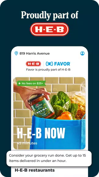 Favor: Texas Food Delivery Screenshot3