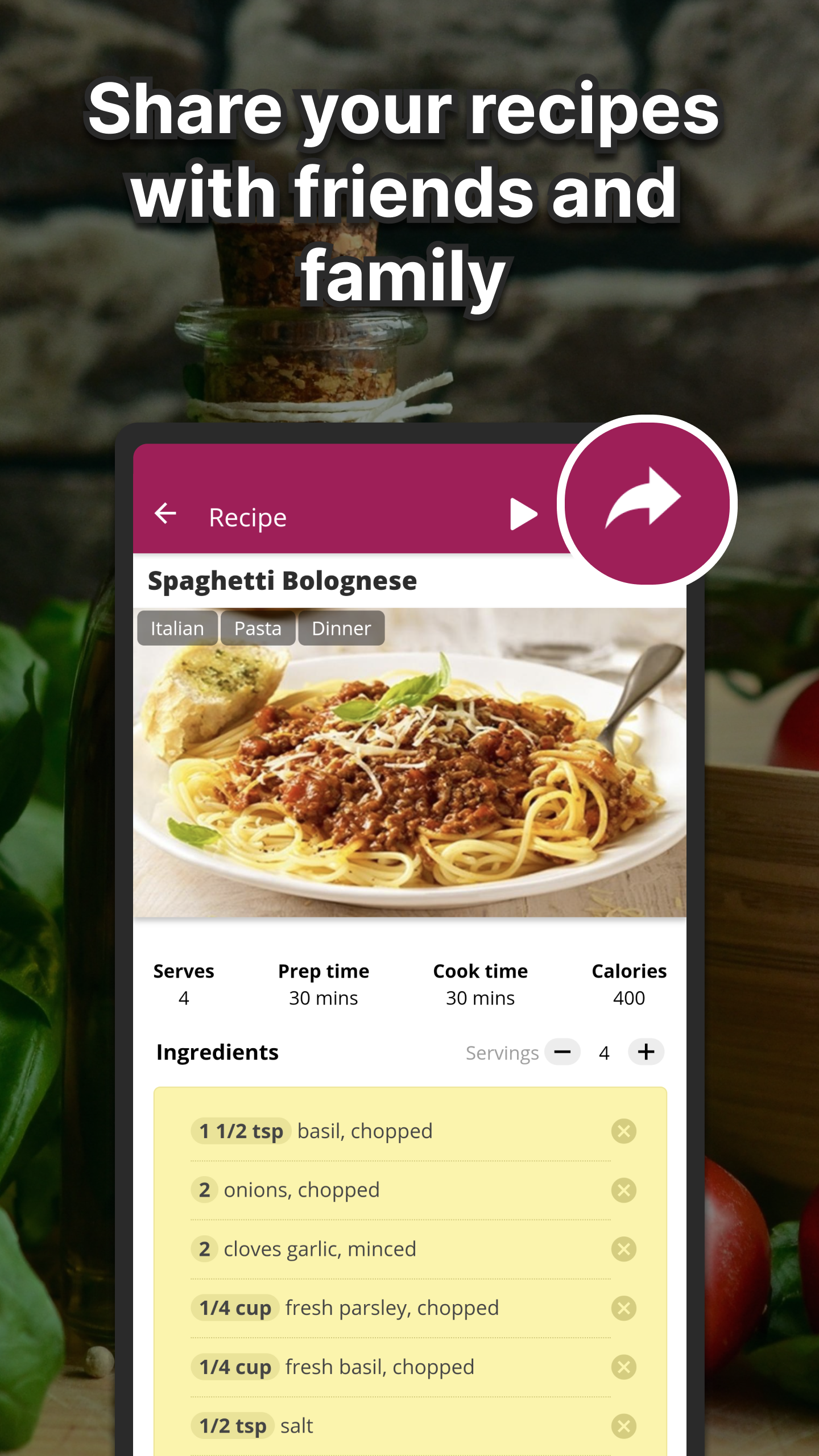 Plan Meals Screenshot5