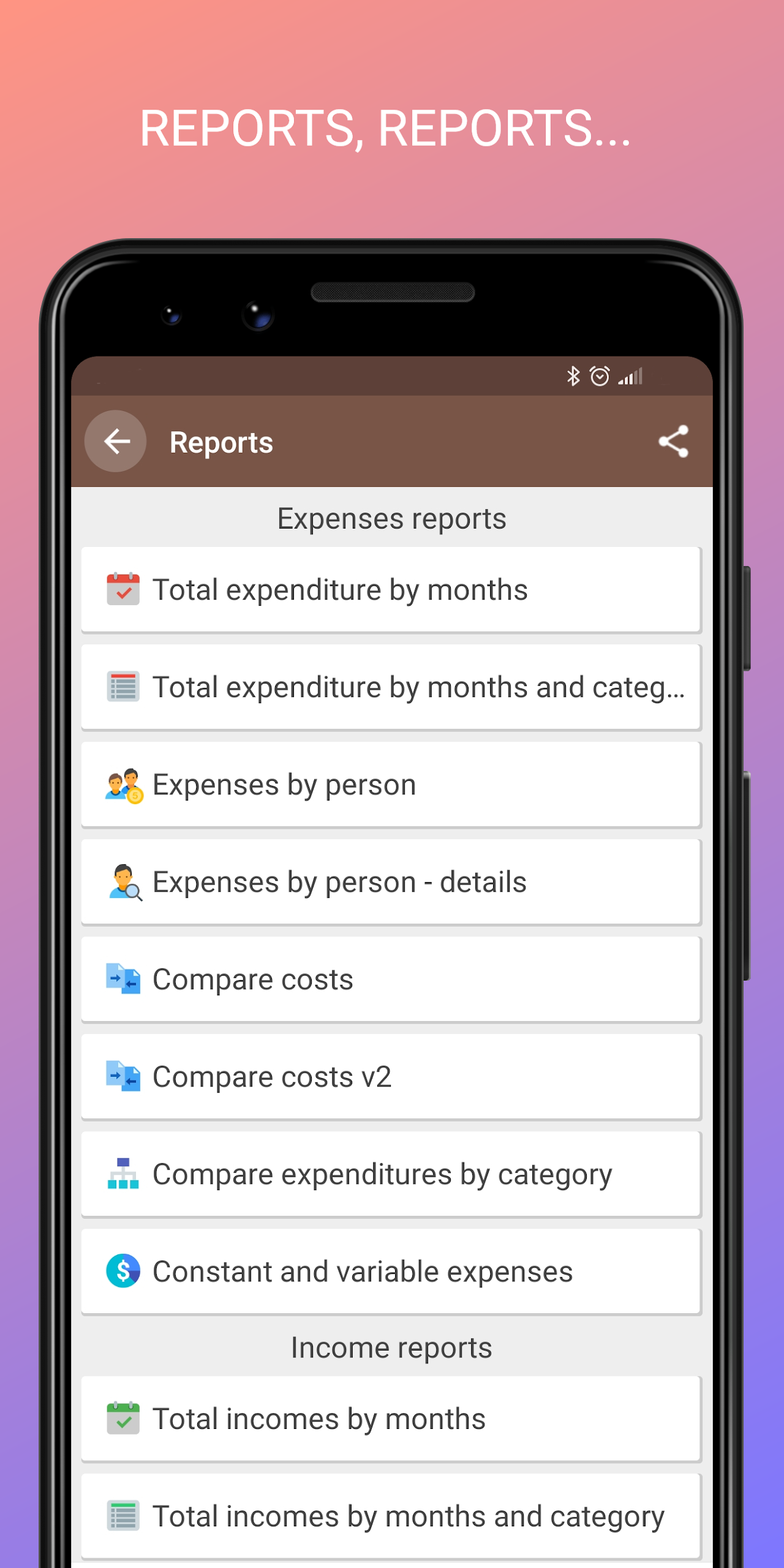Income vs Expenses Screenshot6