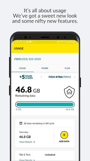 Fido My Account Screenshot1