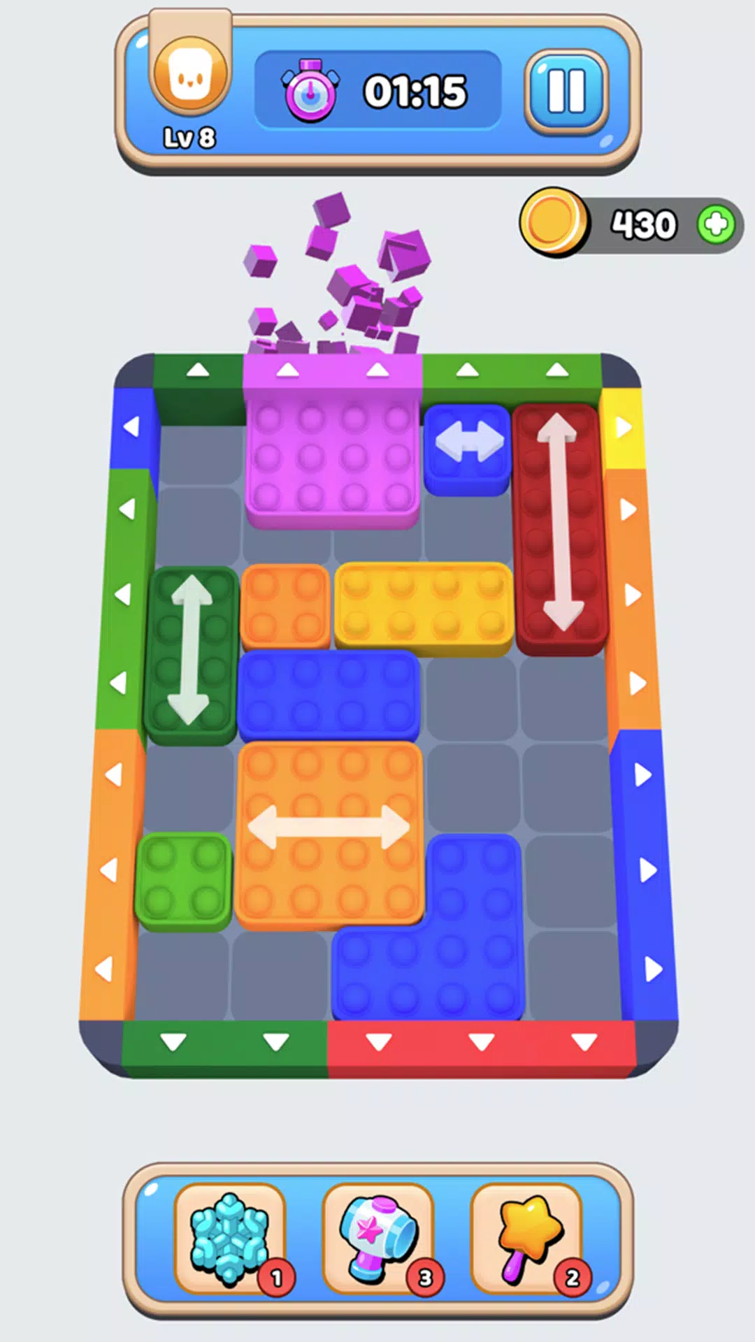 Pop It Block Jam Screenshot1