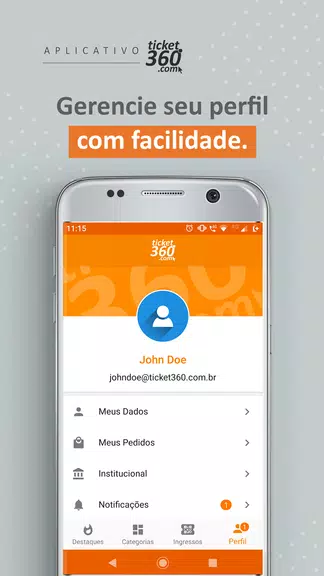 Ticket360 Ingressos + Eventos Screenshot2