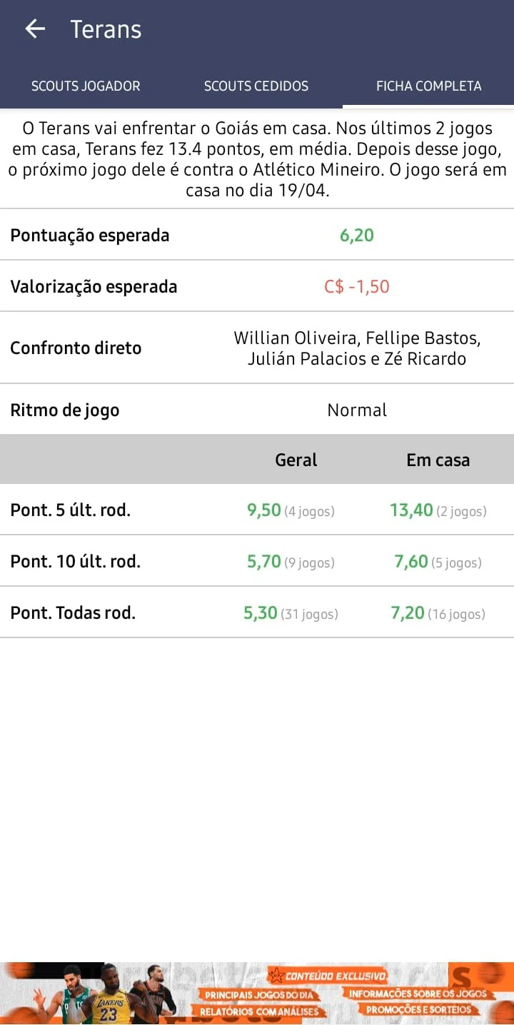 GURU DO CARTOLA Screenshot4
