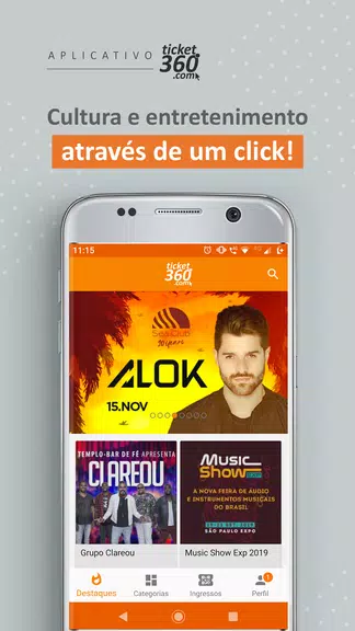 Ticket360 Ingressos + Eventos Screenshot4