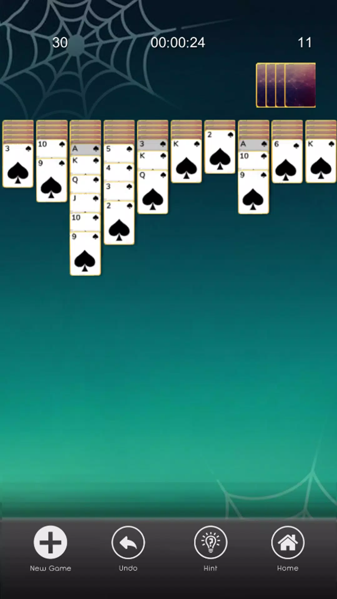 Spider Solitaire - Card Master Screenshot7