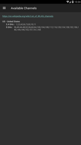 WiFi Analyzer Screenshot2