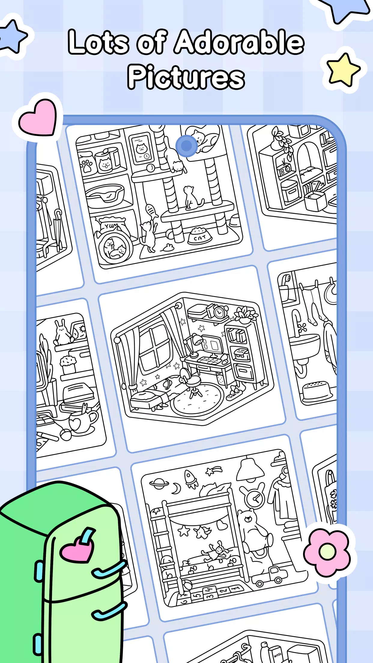 Cozy Home: Comfy Coloring Book Screenshot2