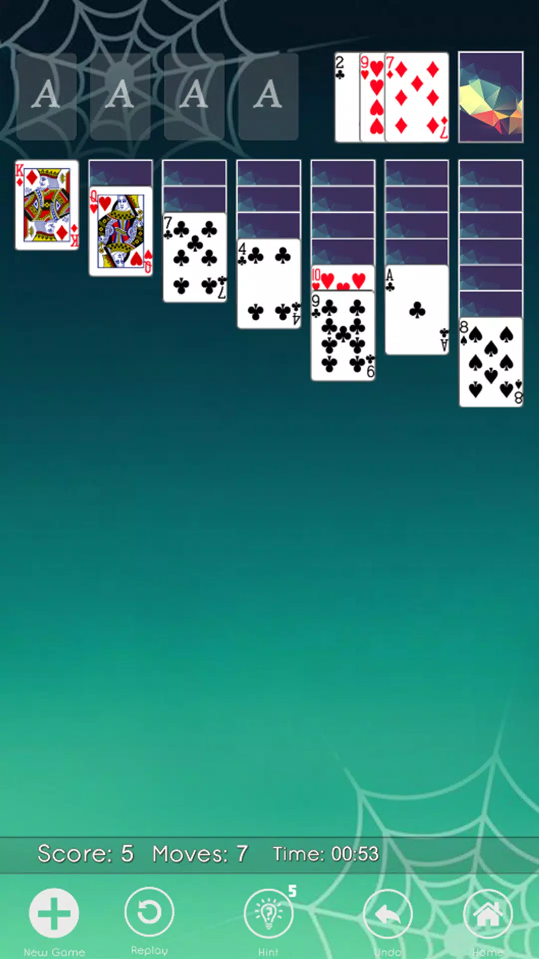 Spider Solitaire - Card Master Screenshot4