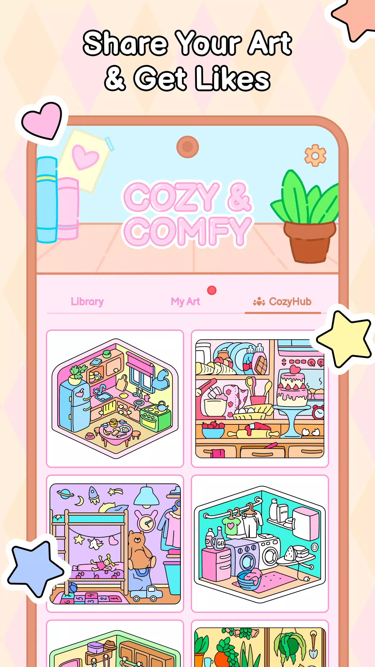 Cozy Home: Comfy Coloring Book Screenshot6