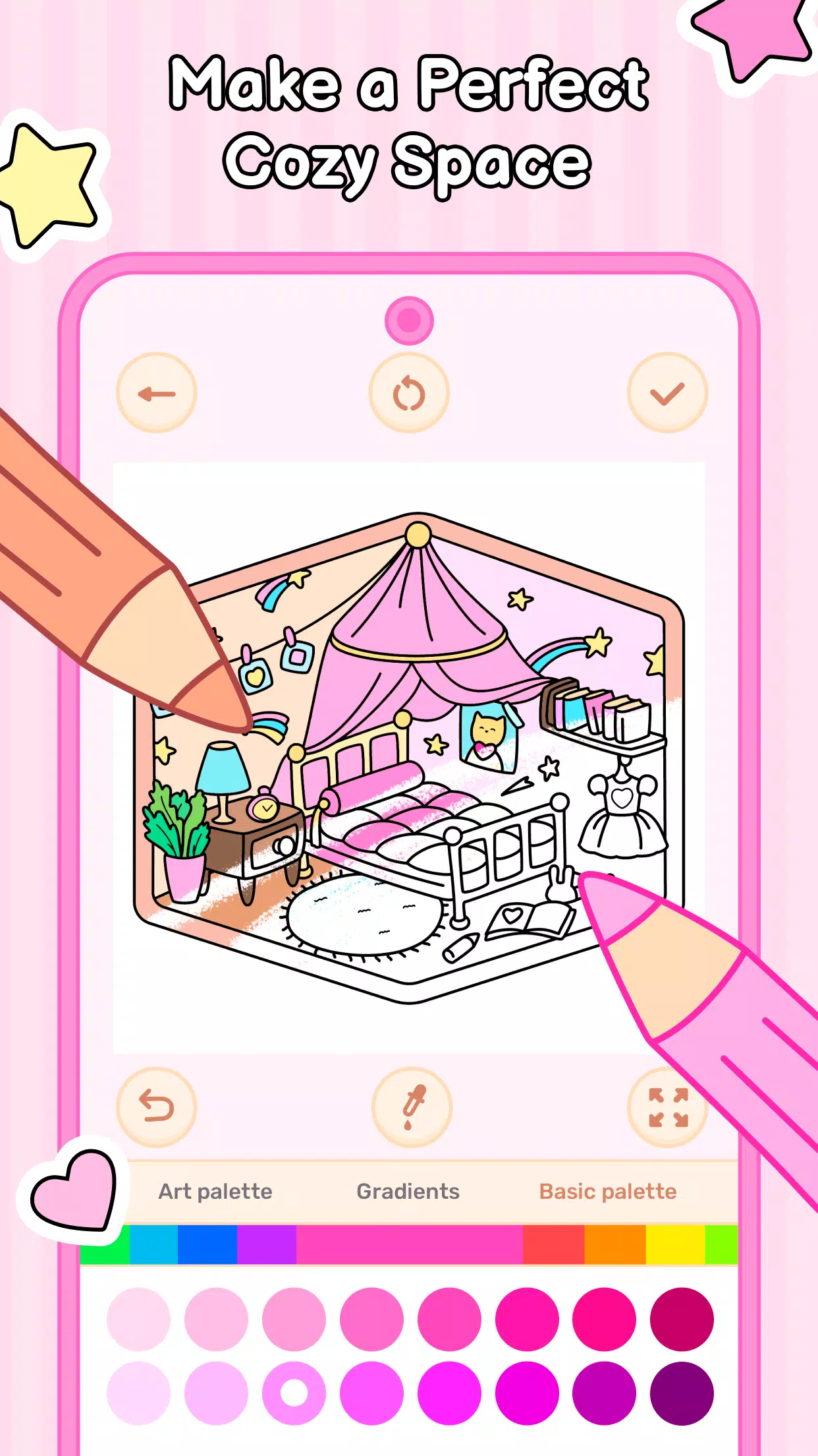 Cozy Home: Comfy Coloring Book Screenshot3