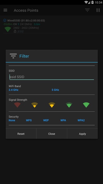 WiFi Analyzer Screenshot1