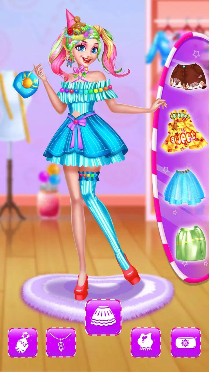 Candy Girl Makeup: Diy Dressup Screenshot3