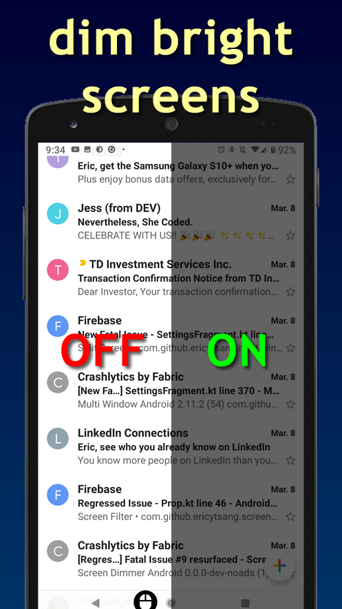 Screen Dimmer Screenshot1