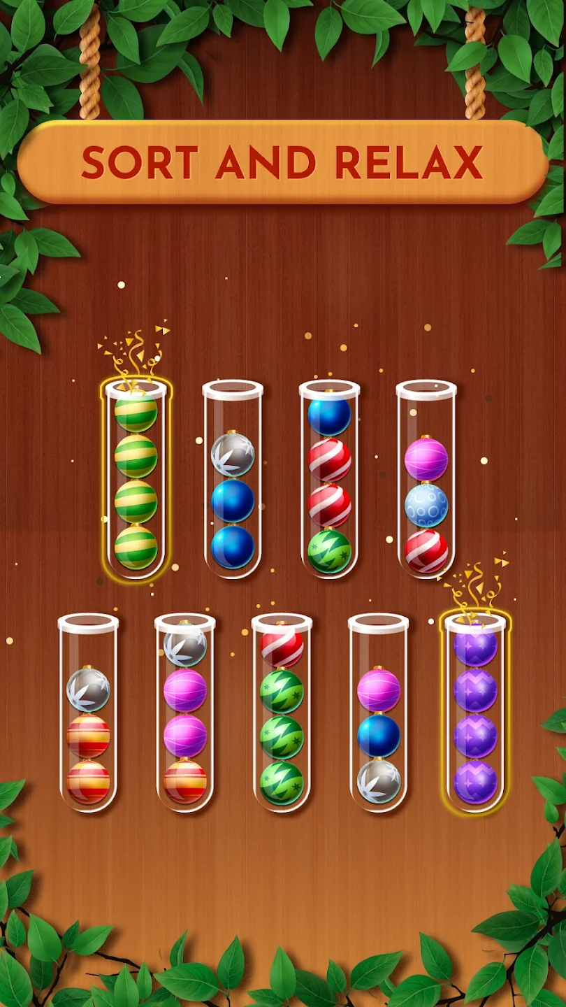 Woody Sort: Ball Sort Puzzle Screenshot1
