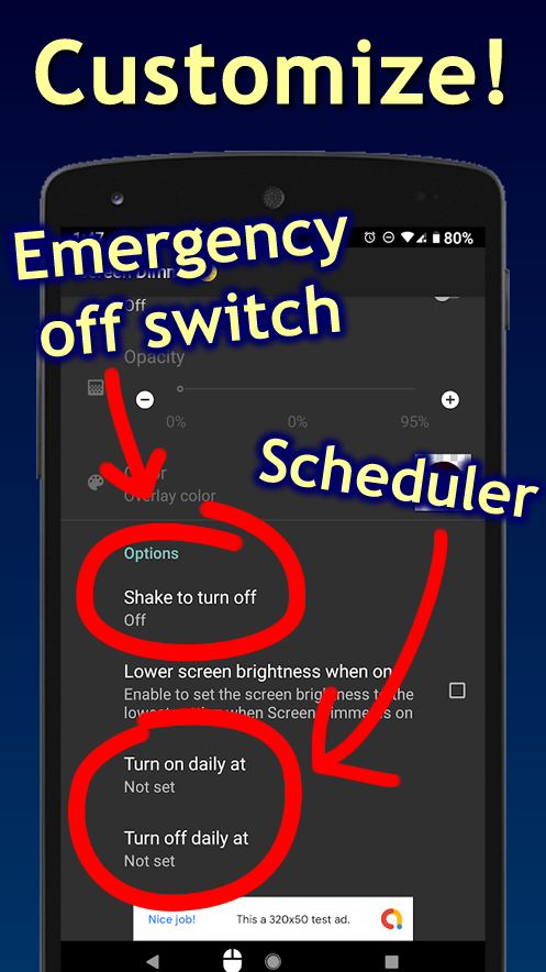 Screen Dimmer Screenshot4