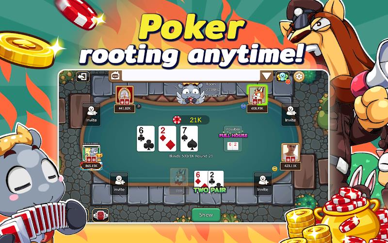ดัมมี่ทุย Dummy & Toon Poker Screenshot9