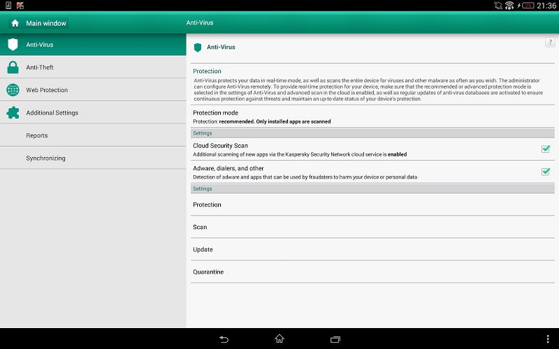 Kaspersky Endpoint Security Screenshot6