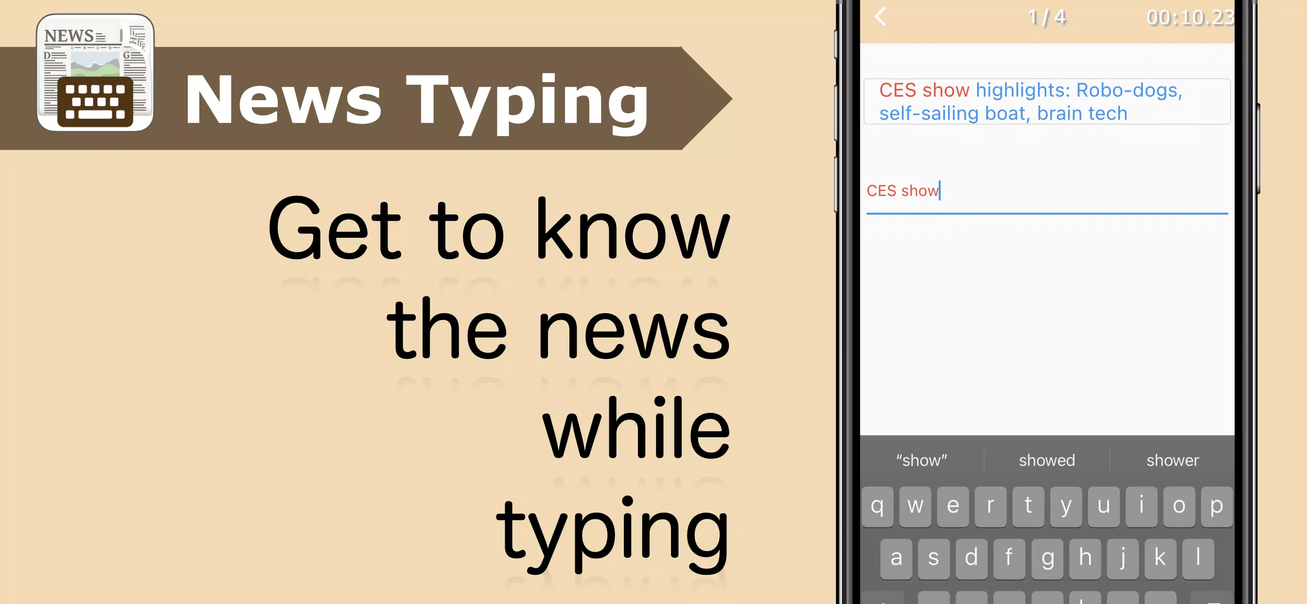 Typing Practice: English News Screenshot1