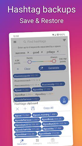 in Tags - AI Hashtag generator Screenshot5