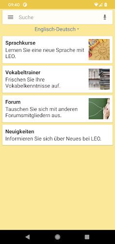 LEO dictionary Screenshot1