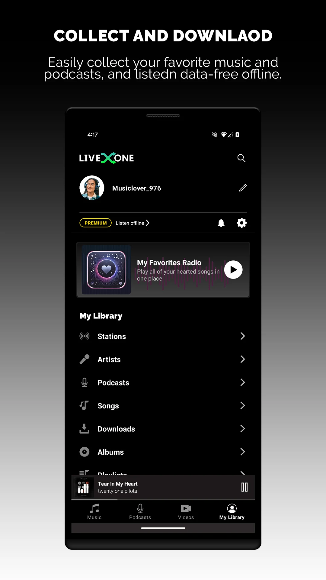 LiveOne Screenshot8